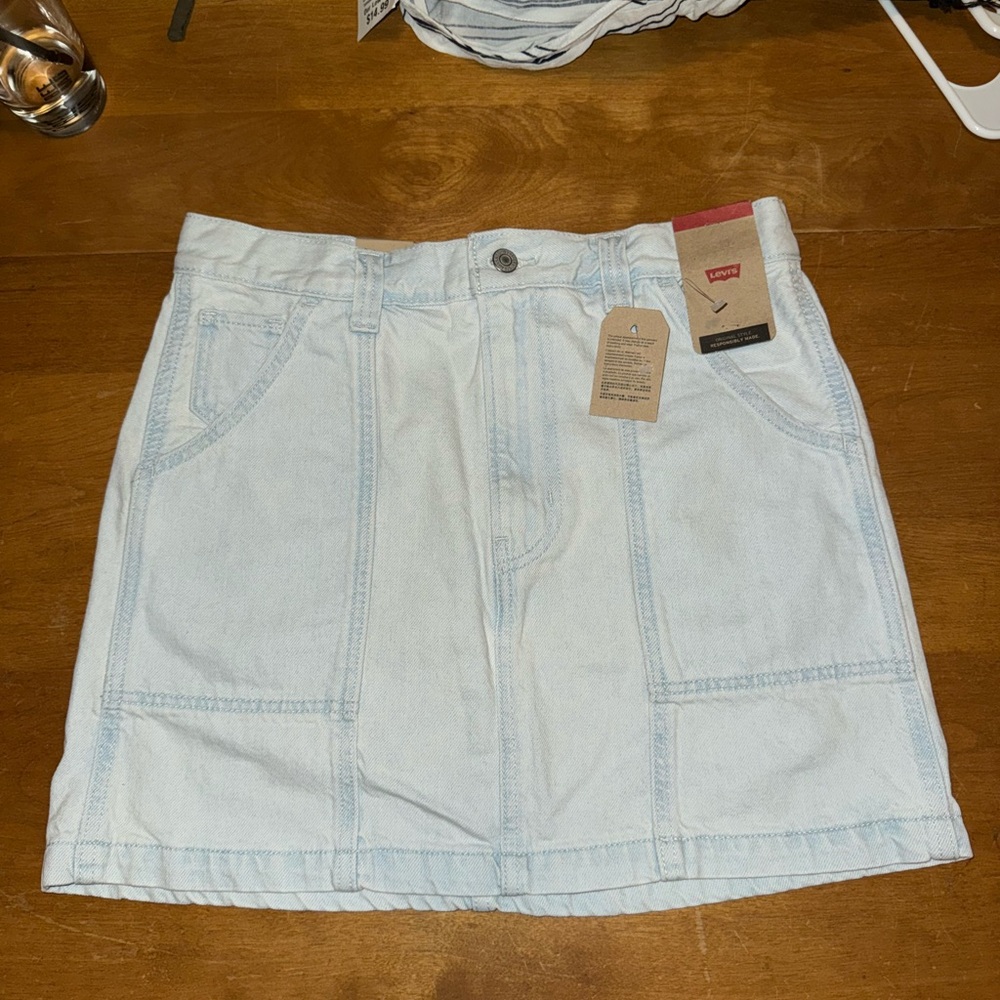 Levi's Light Blue Denim Skirt